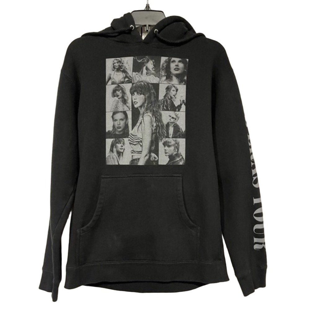 Taylor Swift Eras Tour Official Merch Black Hoodie Unisex Size Large